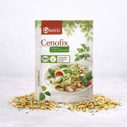 Bio Cenofix mit Kräutern von Cenovis, Kochzutat in Beuteln, mit frischen Kräutern für aromatisches Kochen