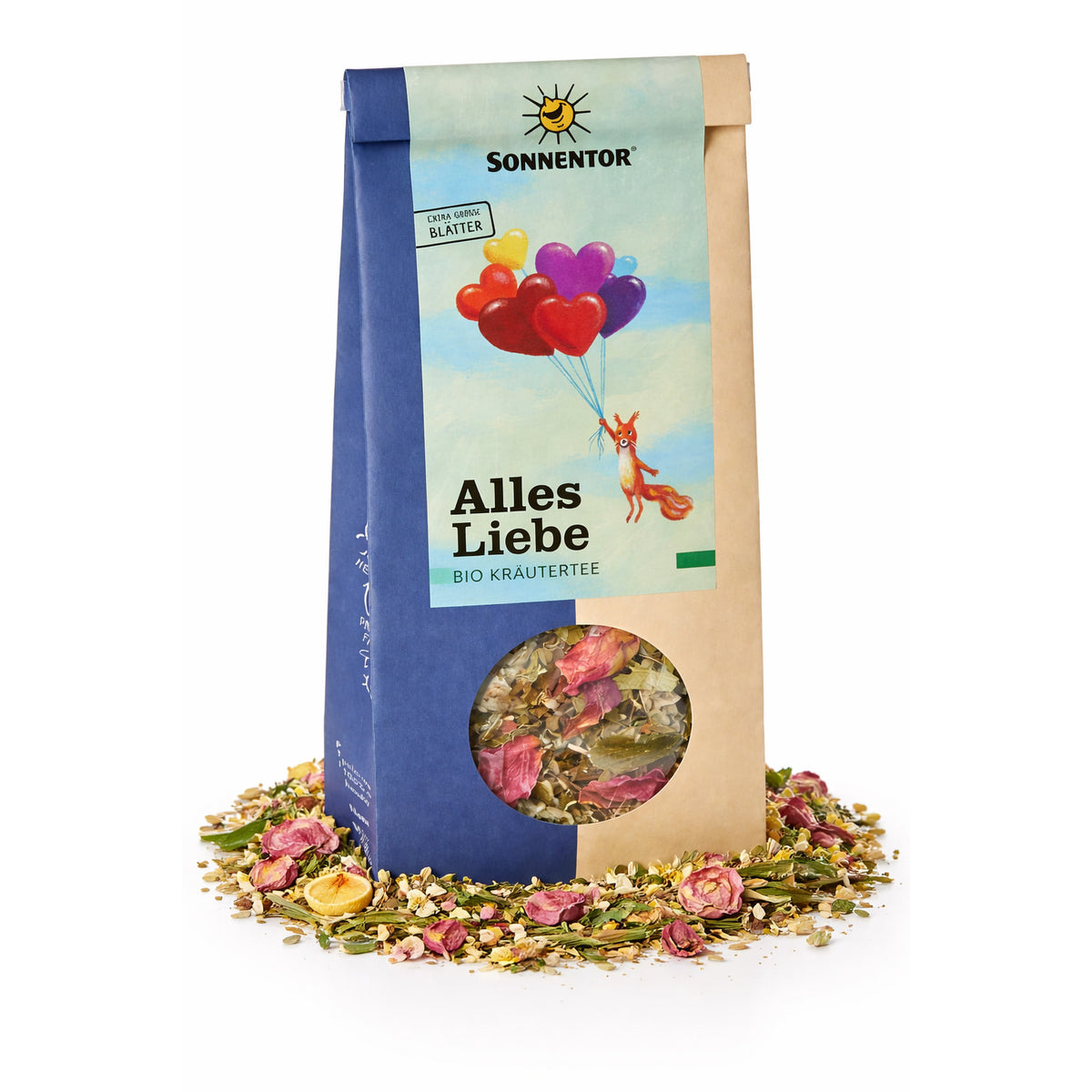 Bio Kräutertee von Sonnentor, lose, 50g, mit frischen Kräuterblättern für einen natürlichen Geschmack.
