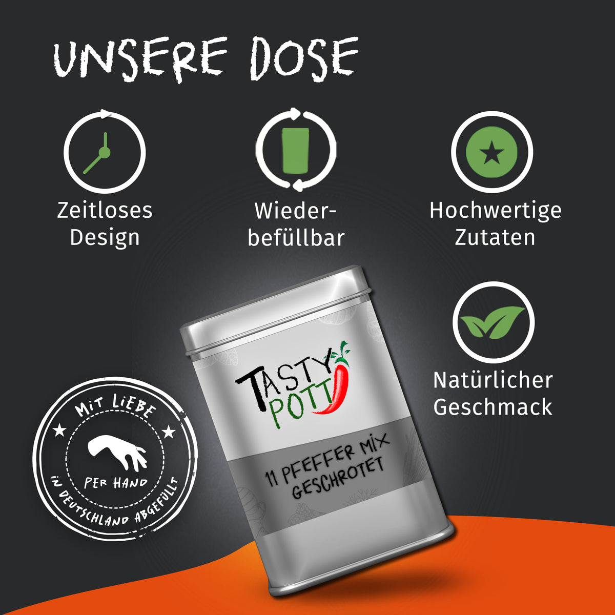 Tasty Pott 11 Pfeffer Symphonie - im Beutel — Abbildung 3
