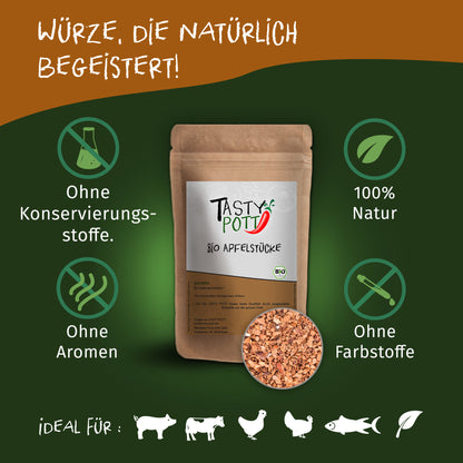 Tasty Pott Bio feine Apfelstücke - verschiedene Größen im Beutel — Abbildung 2