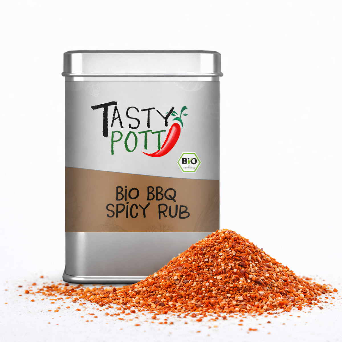 Tasty Pott Bio BBQ Rub Spicy - Gewürzmischung - 100g
