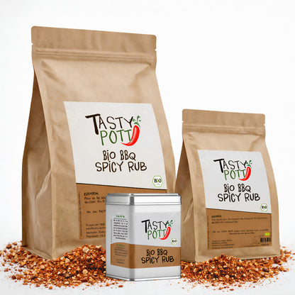 Tasty Pott Bio Spicy BBQ Rub Grillgewürz - im Beutel