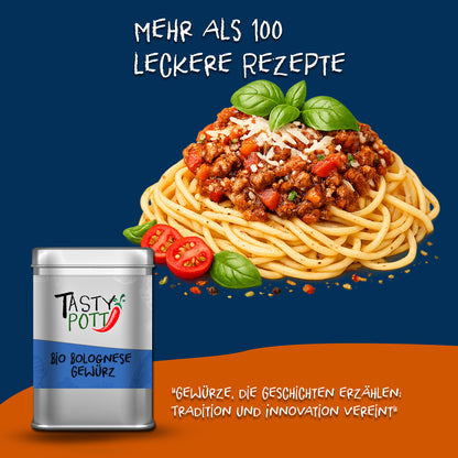 Tasty Pott Bio Bolognese Gewürz - 80g Dose — Abbildung 5