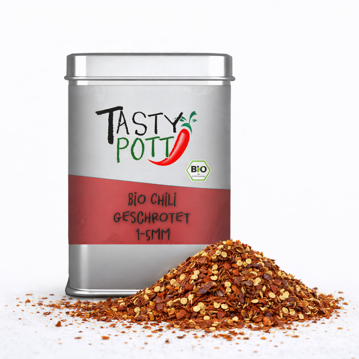 Tasty Pott Bio Chili geschrotet - mit Saat - 60g