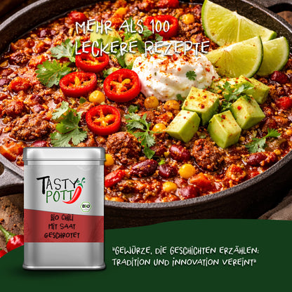 Tasty Pott Bio Chili geschrotet - mit Saat - 60g — Abbildung 5