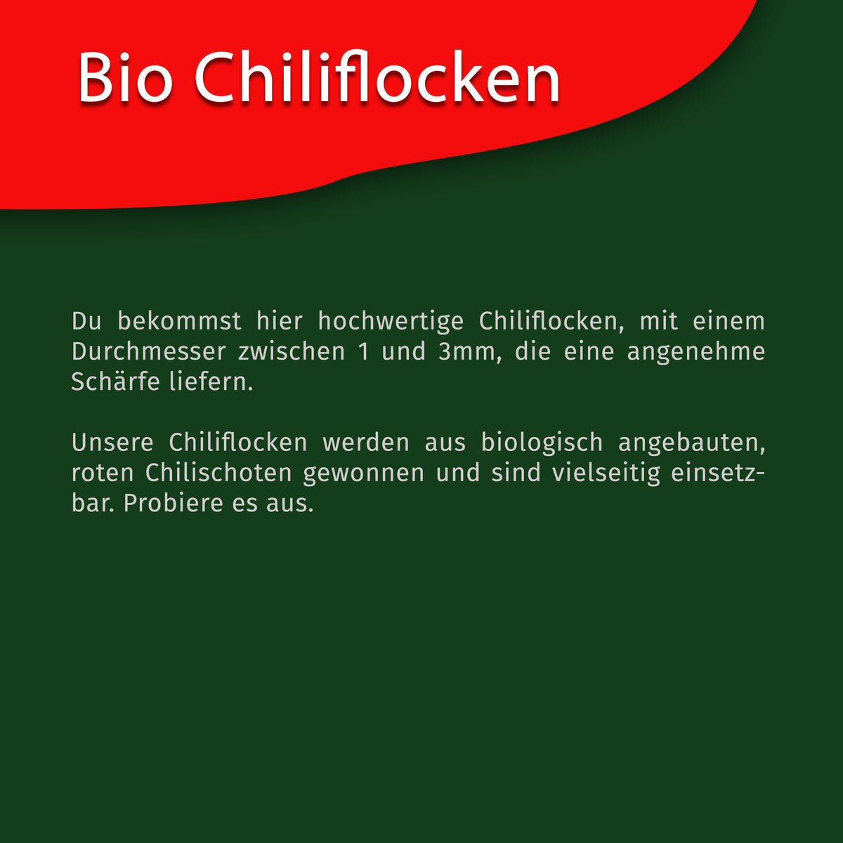 Tasty Pott Bio Chiliflocken scharf - 50g Dose — Abbildung 4