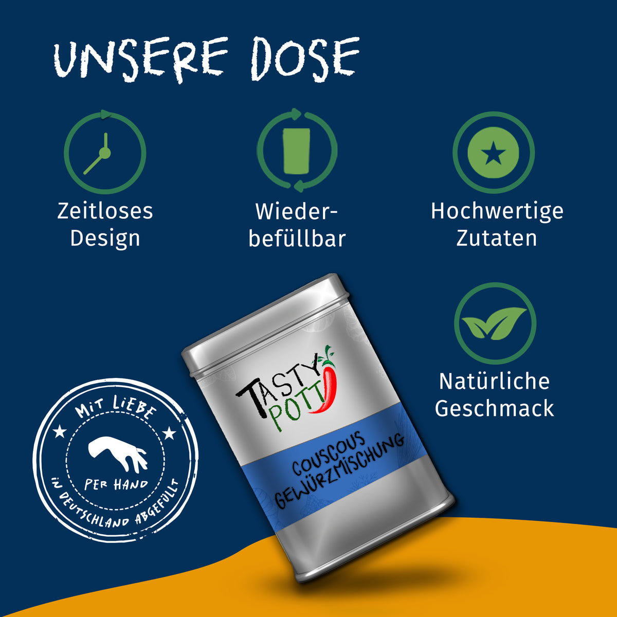 Tasty Pott Couscous Gewürzmischung - im Beutel — Abbildung 3