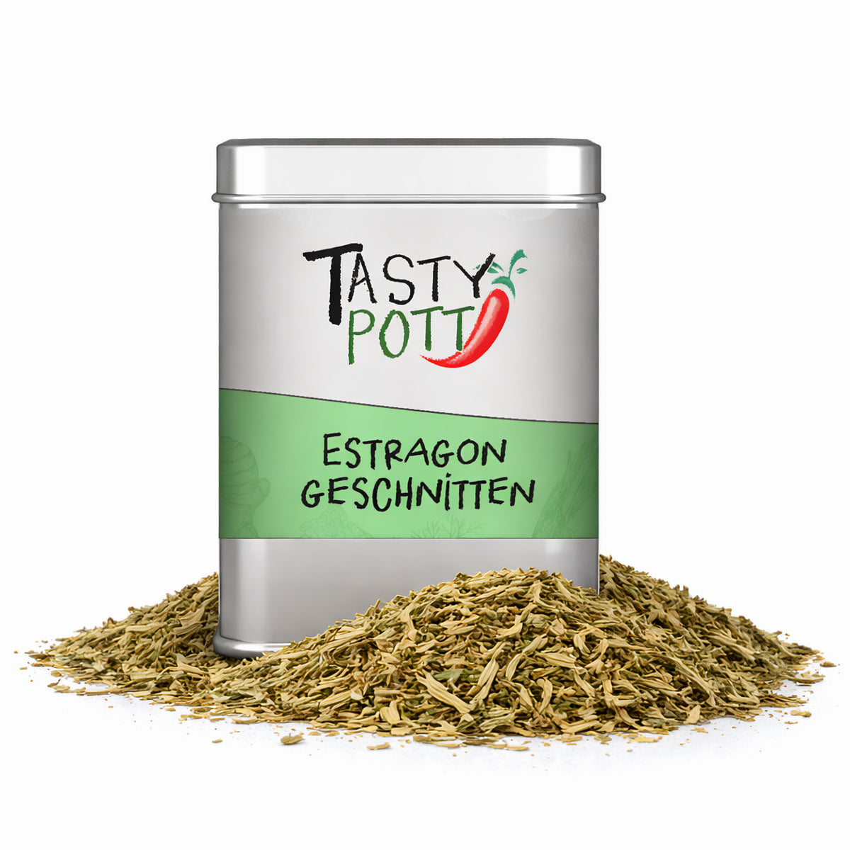 Tasty Pott Estragon getrocknet & geschnitten 30g Dose