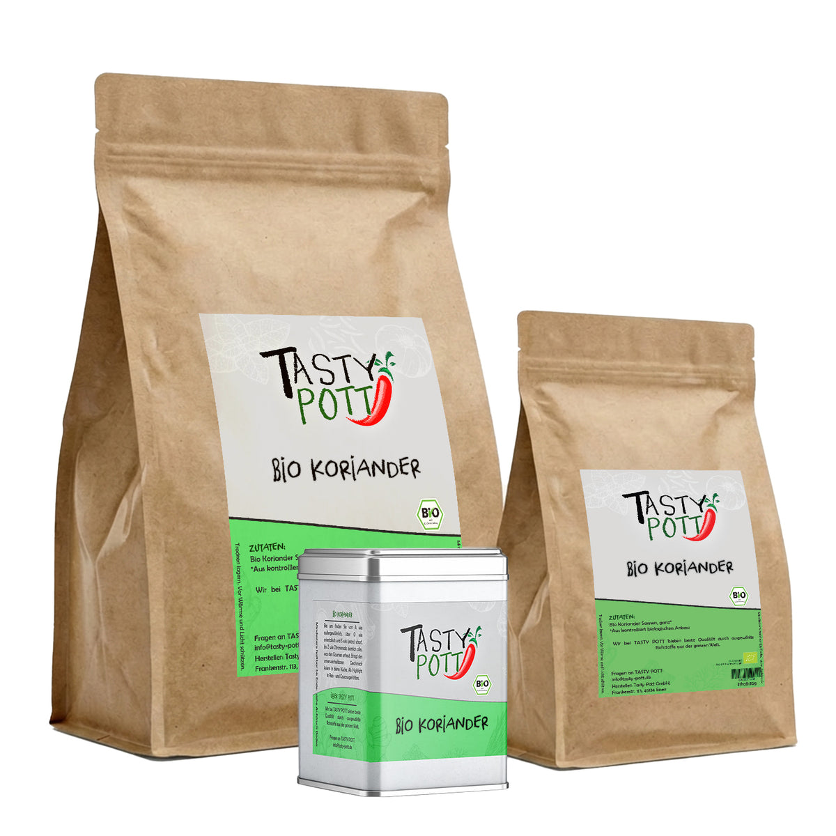 Tasty Pott Bio Koriander ganz - verschiedene Größen im Beutel — Abbildung 6