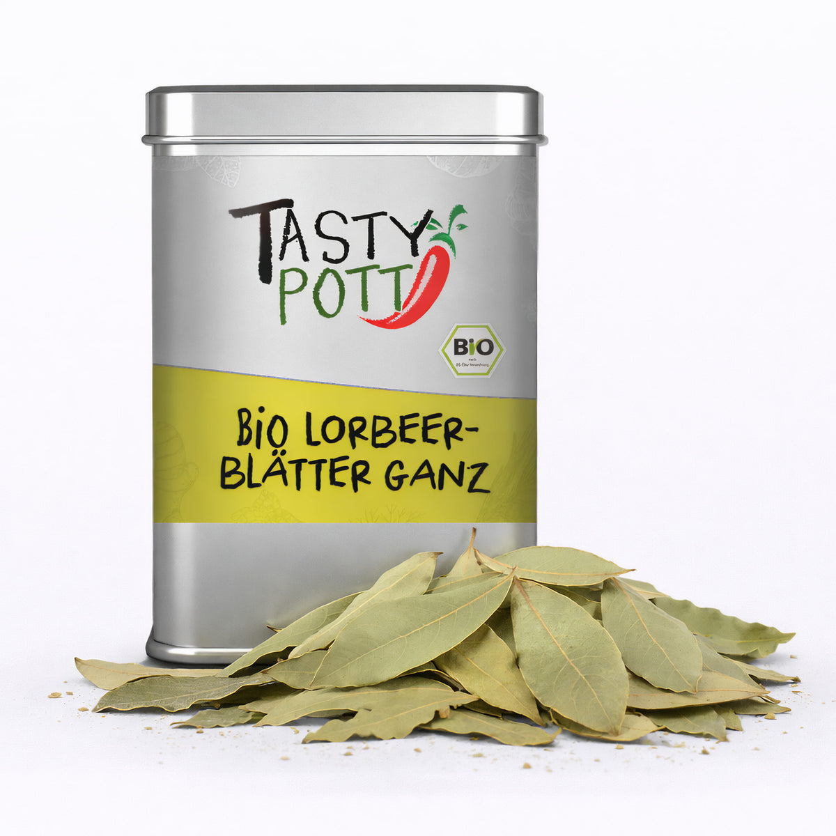 Tasty Pott Bio Lorbeerblätter getrocknet - 5g Dose