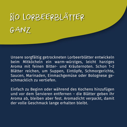 Tasty Pott Bio Lorbeerblätter getrocknet - 5g Dose — Abbildung 4