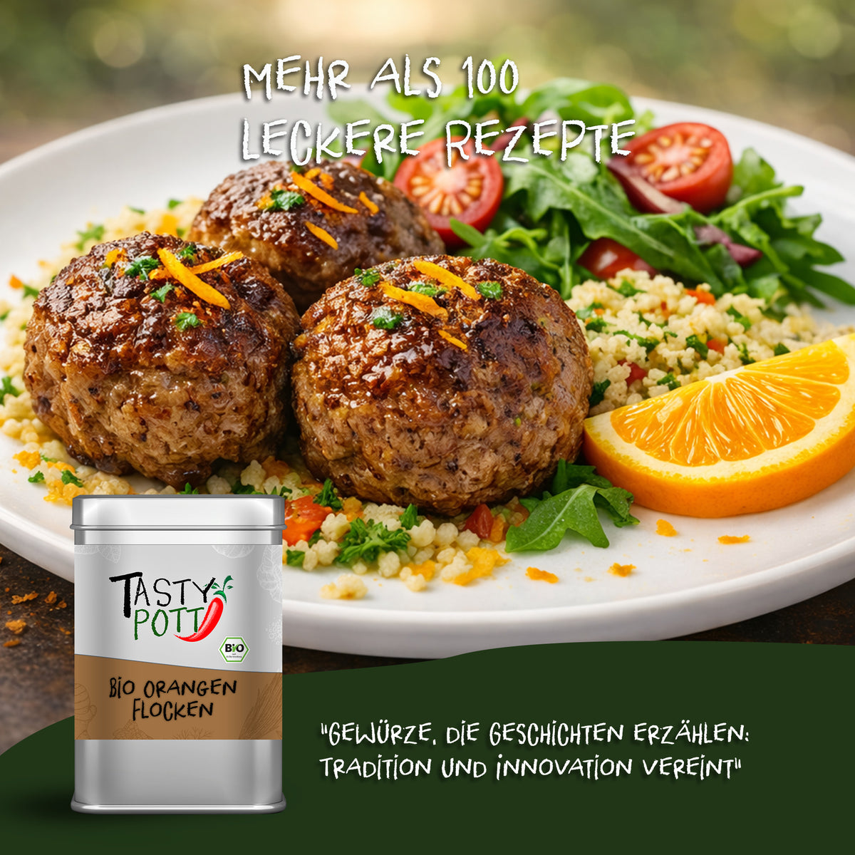 Tasty Pott Bio Orangenschalen Flocken - im Beutel — Abbildung 5