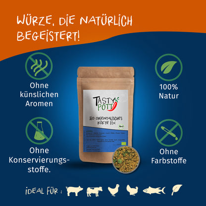 Tasty Pott bio Orientalisches Köfte Gewürz – 60g Dose — Abbildung 2