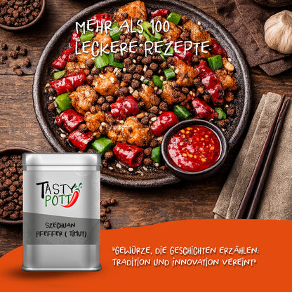 Tasty Pott Szechuan (Timut) Pfeffer ganz 50g Dose — Abbildung 5