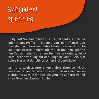 Tasty Pott Szechuan (Timut) Pfeffer ganz 50g Dose — Abbildung 4