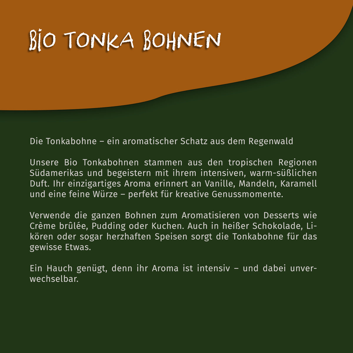 Tasty Pott Bio Tonka Bohnen ganz - 70g Dose — Abbildung 4