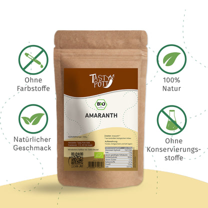 Tasty Pott Bio Amaranth Vollkorn - 1kg Beutel — Abbildung 3