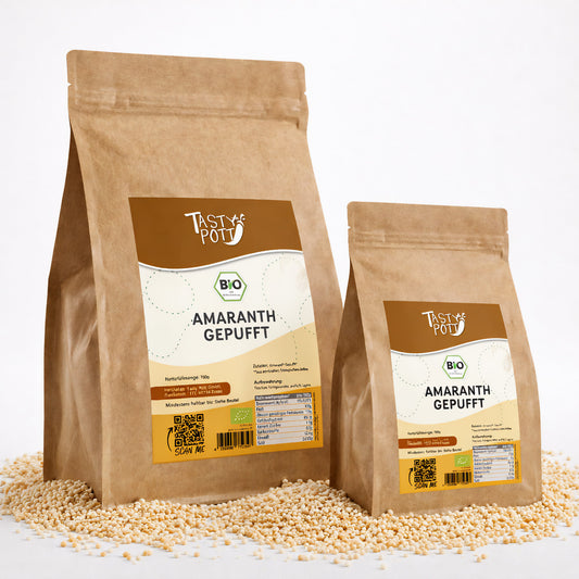 Tasty Pott Bio Amaranth gepufft - im Beutel