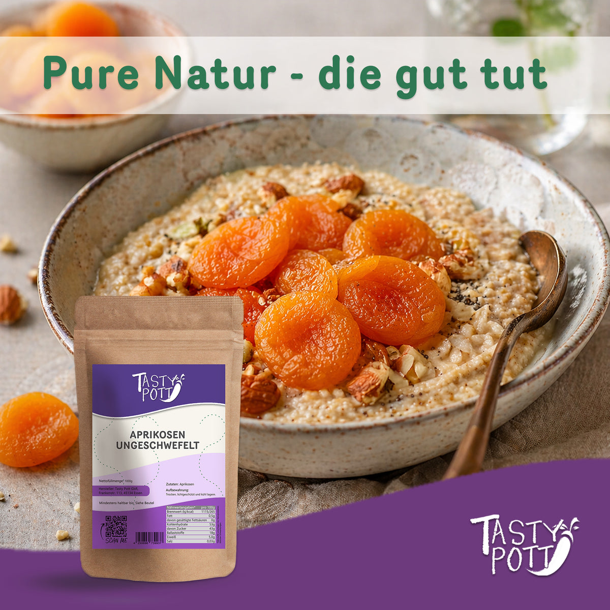 Tasty Pott getrocknete Aprikosen  - im Beutel — Abbildung 6