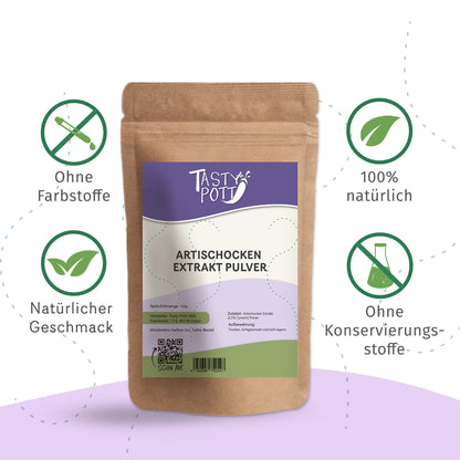 Tasty Pott Artischocken Extrakt Pulver - 2,5% Cynarin - im Beutel — Abbildung 3