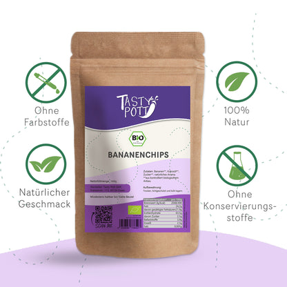 Tasty Pott Bio Bananenchips - im Beutel — Abbildung 3