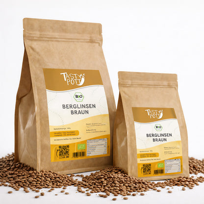Tasty Pott Bio Berglinsen - braun - im Beutel