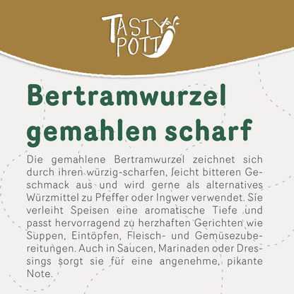 Tasty Pott Bertramwurzel gemahlen - im Beutel — Abbildung 2
