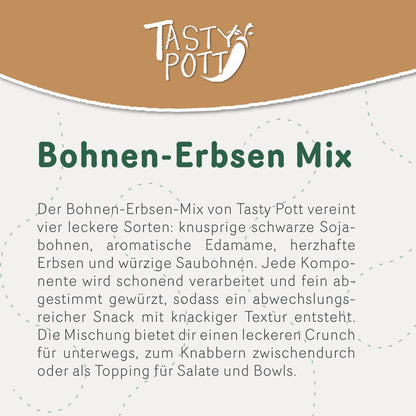 Tasty Pott Bohnen-Erbsen Mix, geröstet und gesalzen - im Beutel — Abbildung 2