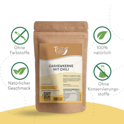 Tasty Pott Cashewkerne Chili geröstet und gesalzen - im Beutel — Abbildung 3