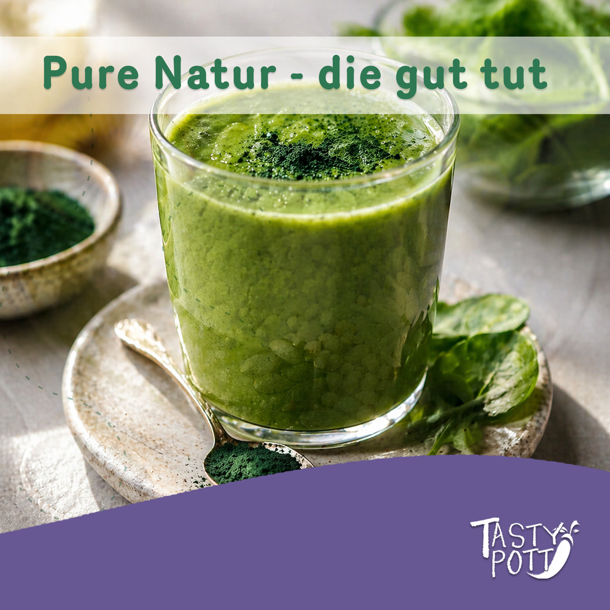 Tasty Pott Bio Chlorella Pulver - 250g - im Beutel — Abbildung 6