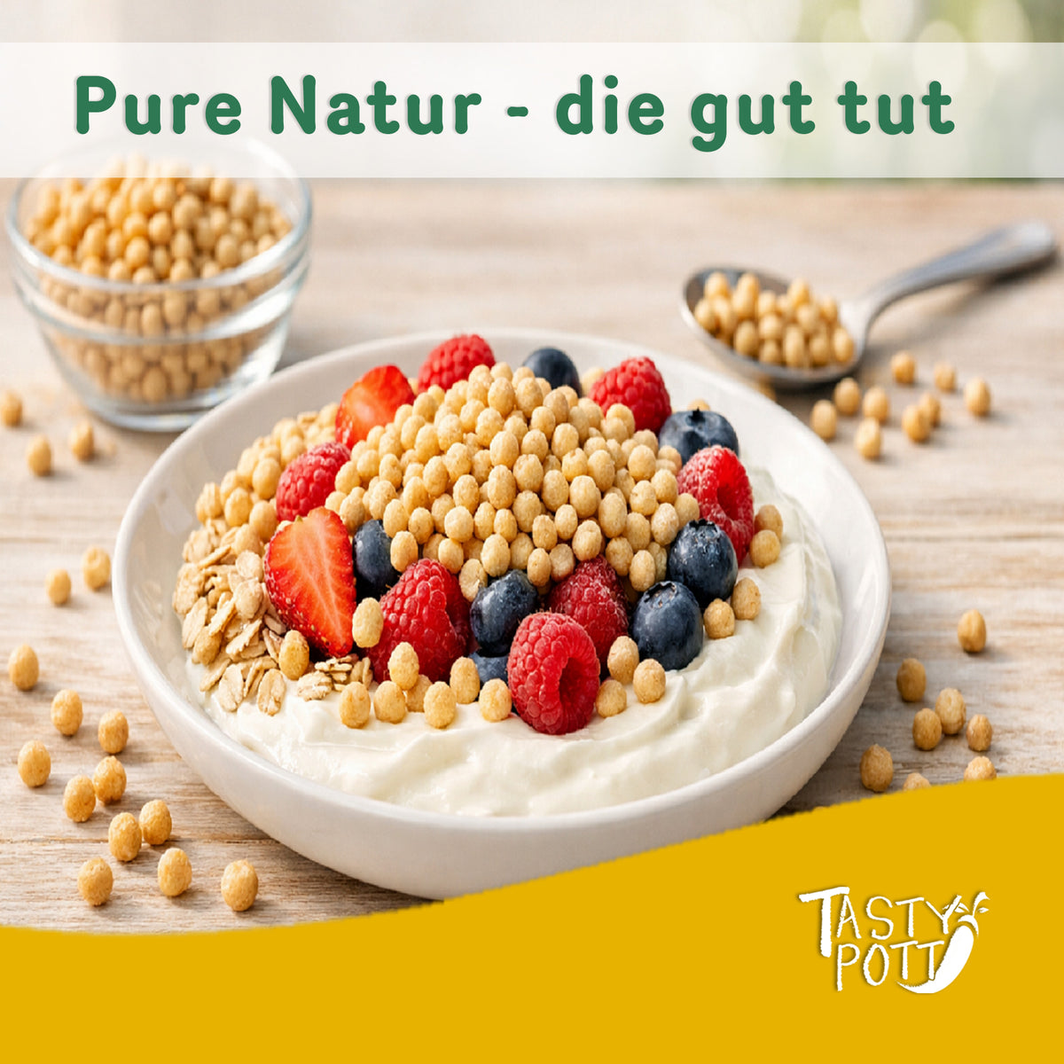 Tasty Pott Erbsenprotein Crispies 57% Eiweiß - im Beutel — Abbildung 6