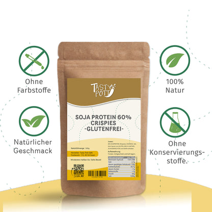 Tasty Pott Protein Soja Crispies mit 60% Eiweiß - im Beutel — Abbildung 3