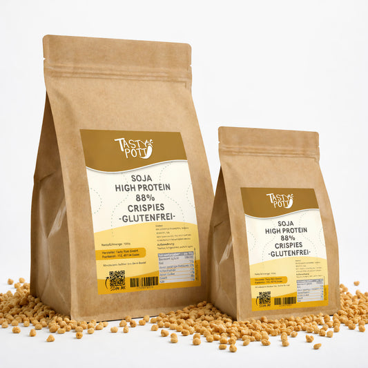 Tasty Pott High Protein Soja Crispies 88% Eiweiß - im Beutel