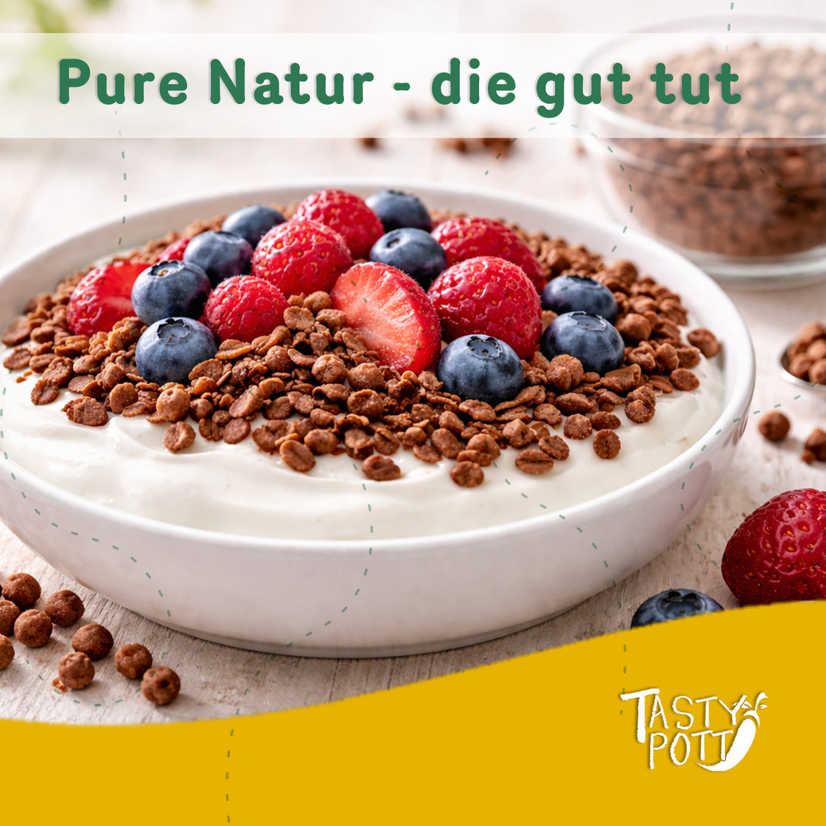 Tasty Pott Protein Soja Kakao Crispies - im Beutel — Abbildung 6