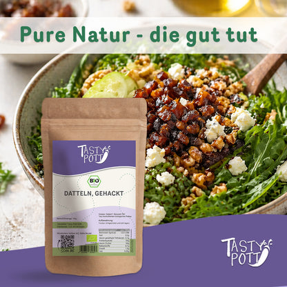 Tasty Pott Bio Datteln getrocknet & gehackt - 500g im Beutel — Abbildung 6