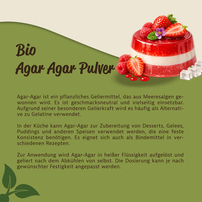 Mynatura Bio Agar Agar – 500g Beutel — Abbildung 3