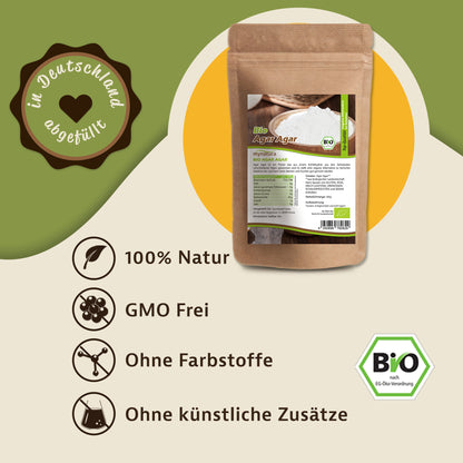 Mynatura Bio Agar Agar – 500g Beutel — Abbildung 2