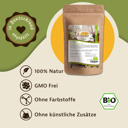 Mynatura Bio Kamillenblüten getrocknet ganz - 250g Beutel — Abbildung 2