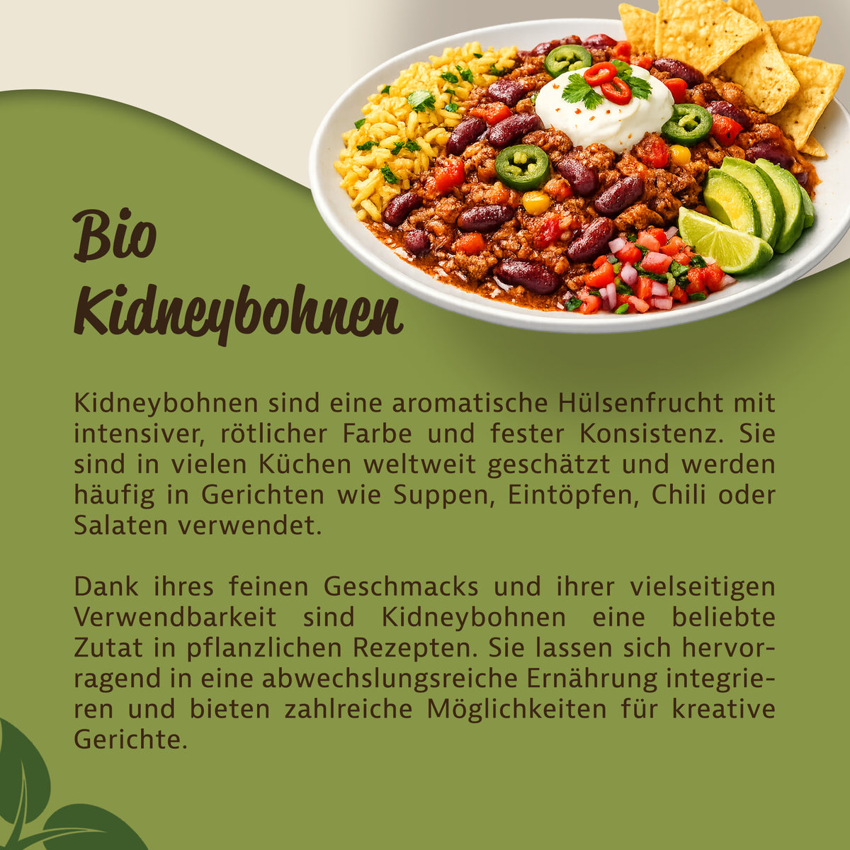 Mynatura Bio Kidneybohnen – ganz 2 kg im Beutel — Abbildung 3