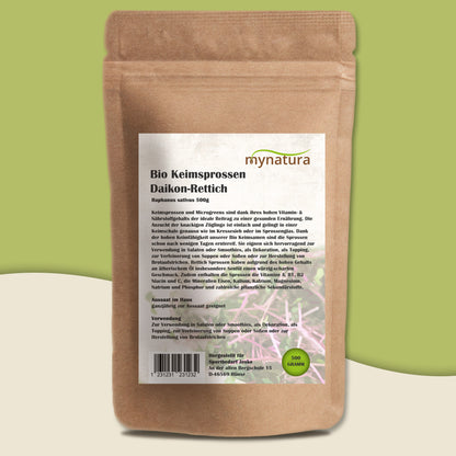 Mynatura Bio Daikon-Rettich Keimsprossen - 500g — Abbildung 3