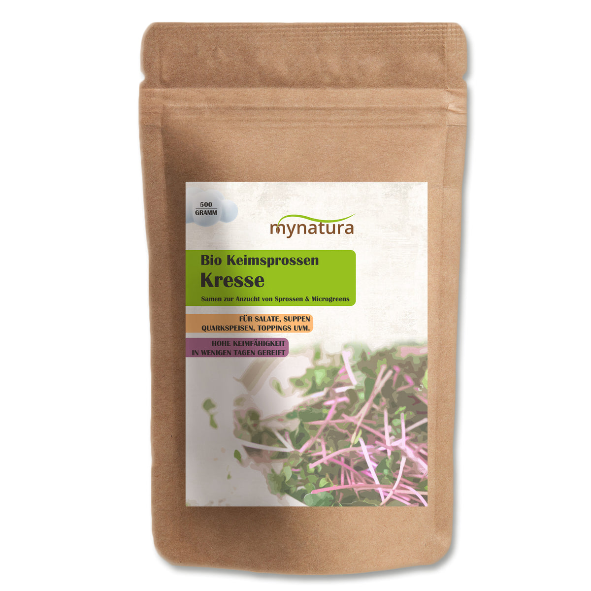 Mynatura Bio Kresse Keimsprossen Gemüse (500g)