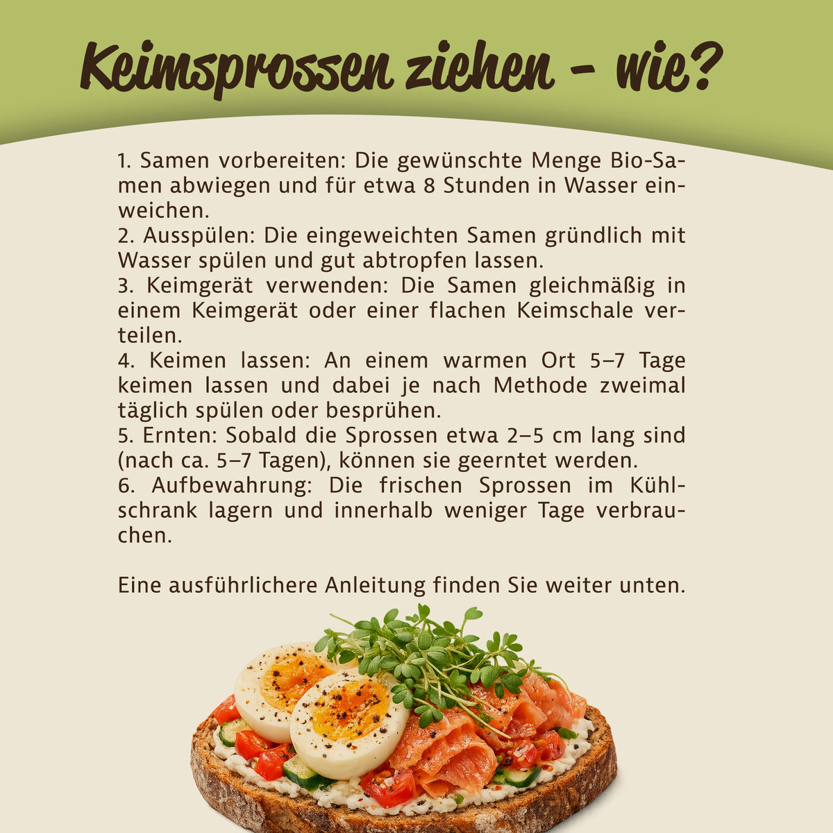 Mynatura Bio Kresse Keimsprossen Gemüse (500g) — Abbildung 5