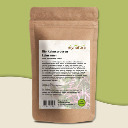 Mynatura Leinsamen Keimsprossen - 500g — Abbildung 3