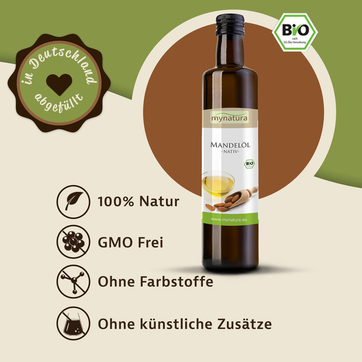 Mynatura Mandelöl kaltgepresst – 250ml — Abbildung 2