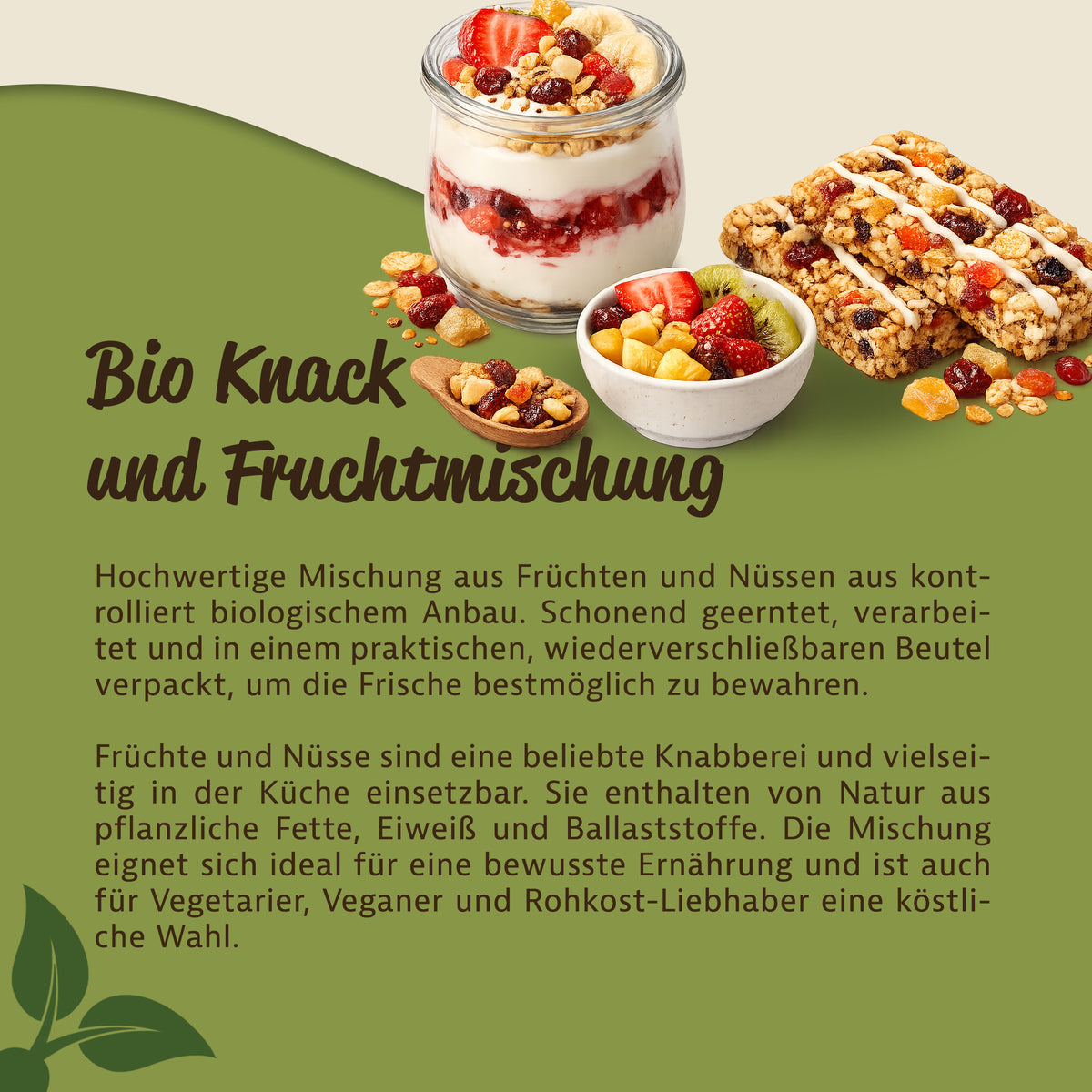 Mynatura Bio Knack- und Fruchtmischung in verschiedenen Größen — Abbildung 3