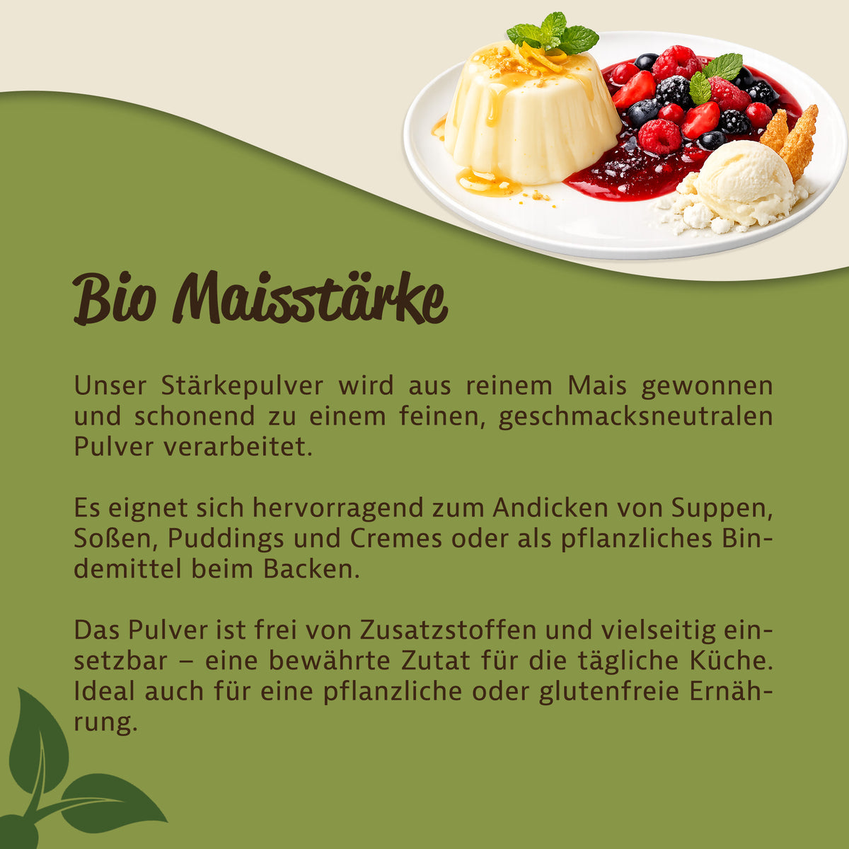 Mynatura Bio Maisstärke - 2kg Beutel — Abbildung 3