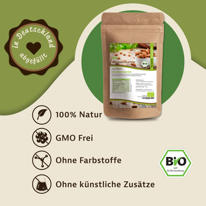 Mynatura Bio Mandelkerne - unbehandelt - Im Beutel (1kg) — Abbildung 2