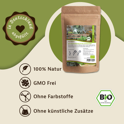 Mynatura Bio Pfefferminzblätter getrocknet - in verschiedenen Größen — Abbildung 2