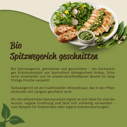 Mynatura Bio Spitzwegerich geschnitten - im Beutel – in verschiedenen Größen — Abbildung 3