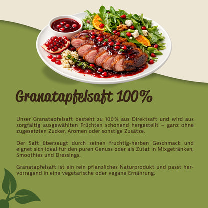 Mynatura Granatapfel Direktsaft – (1 Liter) — Abbildung 3
